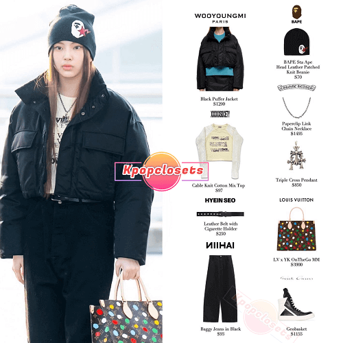 Newjeans-Hyeins-outfit-at-Incheon-Airport-on-January-6th-2023