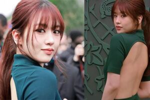 IVE's Yujin turns heads at her first Paris Fashion Week