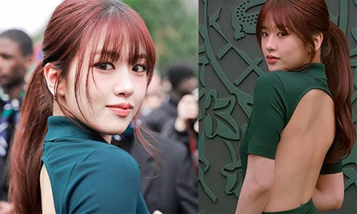 IVE's Yujin turns heads at her first Paris Fashion Week